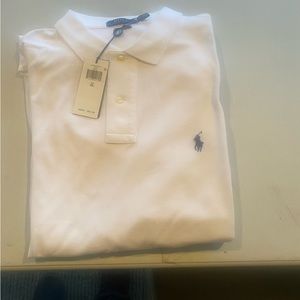 Polo Ralph Lauren: XL shirt sleeve; white. New with tags. Never worn